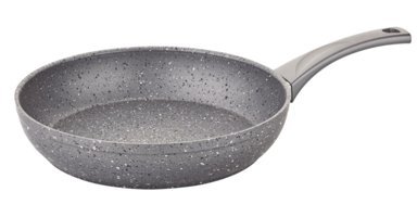 O.M.S 3210.00.07 Plastik Saplı Granit 28 cm Kızartma Tava Gri