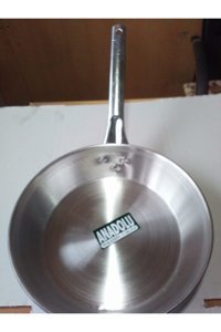Anadolu Alüminyum 24 cm Düz Tava Gri