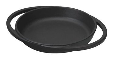 Lava Döküm 16 cm Düz Tava Siyah