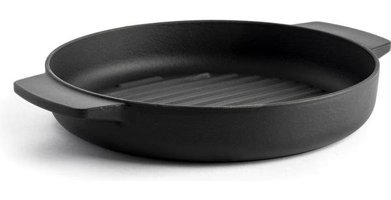 Kitchenaid Döküm 26 cm Grill Tava Siyah