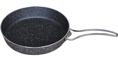 Esse Cookmaster Metal Saplı Granit 26 cm Düz Tava Gri