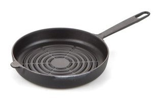 Esse Chambery Döküm Saplı Demir Döküm 28 cm Grill Tava Siyah