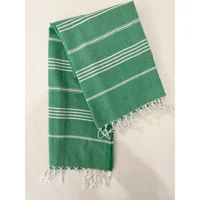 Asa Cotton Rejenere Sultan Pamuklu Plaj Havlusu Yeşil