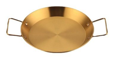 Suntek Magideal Çelik Saplı Paslanmaz Çelik 20 cm Düz Tava Gold