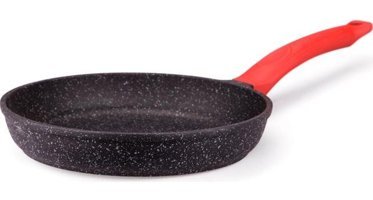 Essenso Plastik Saplı Alüminyum 30 cm Düz Tava Antrasit