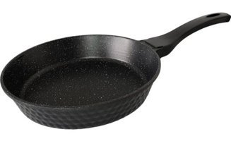 Meesle Döküm 24 cm Kızartma Tava Siyah