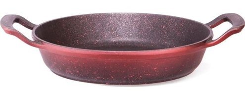 Essenso Döküm Saplı Döküm 22 cm Sahan Tava Kırmızı
