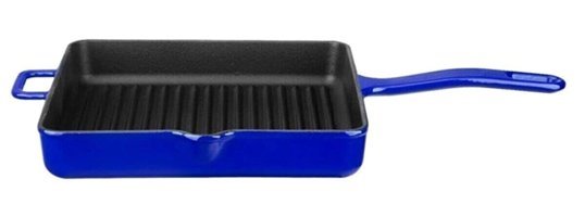 Leggno FLM4800GR24BL Döküm 24 cm Grill Tava Mavi