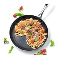 Greenpan Brussels Thermolon Çelik Saplı Paslanmaz Çelik 28 cm Kızartma Tava Siyah