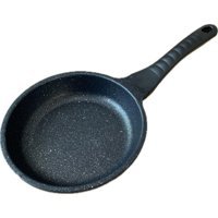 Eva Cook Plastik Saplı Döküm 20 cm Düz Tava Siyah