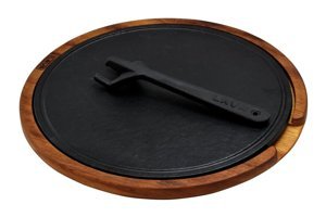 Lava Döküm 29 cm Düz Tava Siyah
