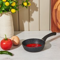 Thermoad Festy Plastik Saplı Granit 12 cm Düz Tava Siyah