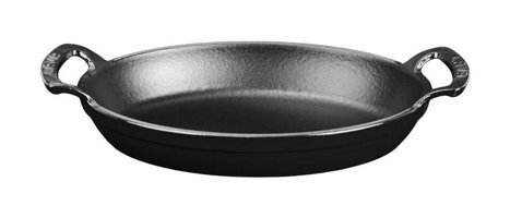Lava Döküm 19 cm Düz Tava Siyah