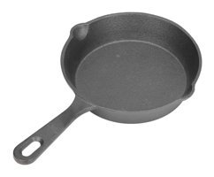 Vıferr Döküm Saplı Demir Döküm 14 cm Kızartma Tava Siyah