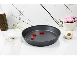 Evita Eco Granit Saplı Granit 22 cm Düz Tava Gri