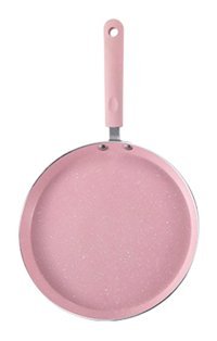 Gyzouka Plastik Saplı 20 cm Kızartma Tava Pembe