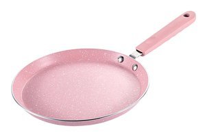Yajimsa Plastik Saplı Alüminyum 20 cm Kızartma Tava Pembe