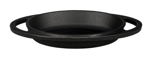 Lava Mini Döküm 15x10 cm Düz Tava Siyah