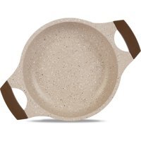Thermoad Plastik Saplı Alüminyum Döküm 18 cm Sahan Tava Vizon