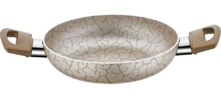 Papilla Desert Plastik Saplı Alüminyum 18 cm Sahan Tava Krem