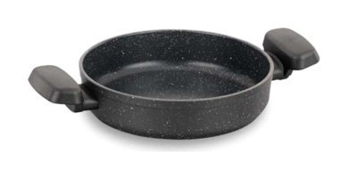 Korkmaz Ornella A1348 Plastik Saplı Alüminyum 20 cm Sahan Tava Siyah