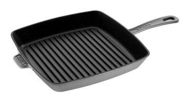 Staub Döküm 30 cm Grill Tava Siyah