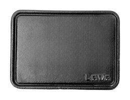 Lava Dikdörtgen Döküm 22x16 cm Grill Tava Siyah