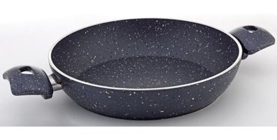 Kısmet No:20 Plastik Saplı Granit 20 cm Sahan Tava Siyah