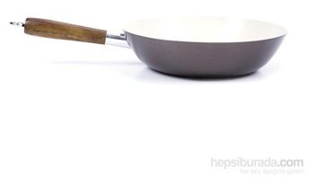 Esse Kaizu Ahşap Saplı Seramik 28 cm Wok Tava Mor