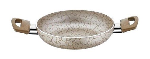 Papilla Desert Plastik Saplı Alüminyum 20 cm Sahan Tava Krem