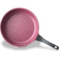 Thermoad Plastik Saplı Döküm 28 cm Düz Tava Mor