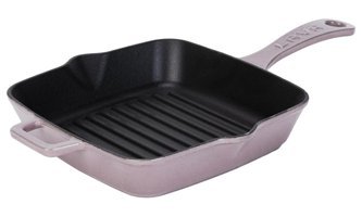 Lava Kare Döküm 20x20 cm Grill Tava Mor