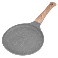 Tıta-Dong Ahşap Saplı 28 cm Gözleme Tava Gri