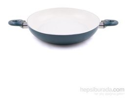 Contesse Ecotouch Torino Plastik Saplı Seramik 20 cm Sahan Tava Mavi