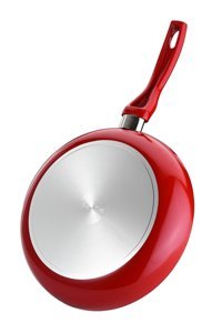 Tarık Home Redio Plastik Saplı Alüminyum 26 cm Kızartma Tava Kırmızı