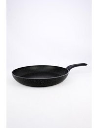 Digithome C320.006 Plastik Saplı Granit 32 cm Düz Tava Siyah