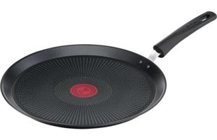 Tefal 3X Ultimateone Plastik Saplı Alüminyum 25 cm Krep Tava Siyah