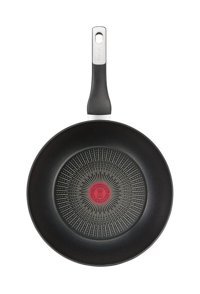 Tefal Plastik Saplı Alüminyum 28 cm Düz Tava Siyah