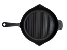 Lava Döküm 28 cm Grill Tava Siyah