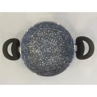 Evita Plastik Saplı Granit 24 cm Sahan Tava Gri