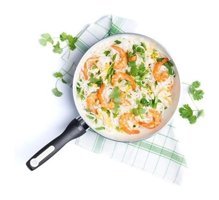 Greenpan Rio Plastik Saplı Seramik 28 cm Düz Tava Krem