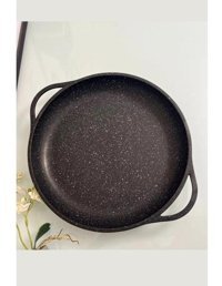 Ulutaş Döküm 36 cm Saç Tava Siyah