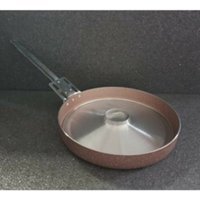 Sultan Kapaklı Metal Saplı Granit 26 cm Kızartma Tava Pembe
