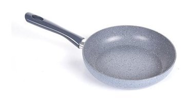 Esse St Austin Plastik Saplı Granit 24 cm Düz Tava Gri