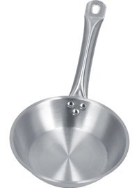 Tıta-Dong Çelik Saplı Paslanmaz Çelik 50 cm Kızartma Tava Gri