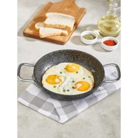 Falez Black Line Çelik Saplı Granit 24 cm Sahan Tava Siyah