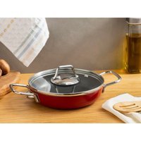 English Home Excellence Çelik Saplı Alüminyum 18 cm Sahan Tava Kırmızı