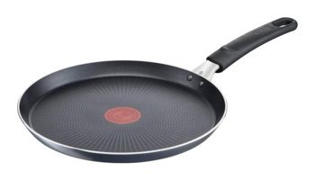 Tefal 2X XL Force 2100121514 Plastik Saplı Titanyum 25 cm Krep Tava Siyah