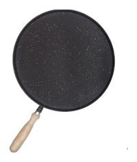 By Hanedan Esse Ahşap Saplı Döküm 36 cm Gözleme - Bazlama Tava Siyah
