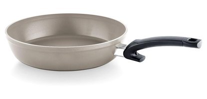 Fissler Ceratal Comfort Plastik Saplı Alüminyum 26 cm Düz Tava Gri